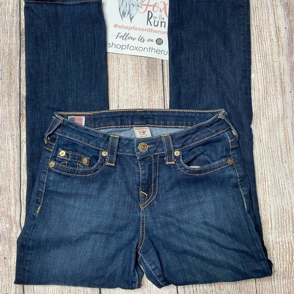 TRUE Religion Avery Straight Leg Jeans Size 28 - Picture 2 of 9